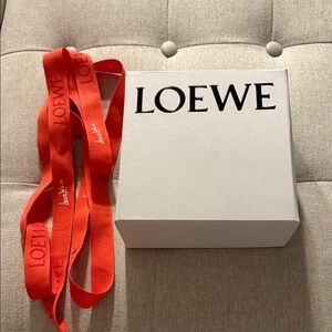 Loewe White Box with Holiday Ribbon